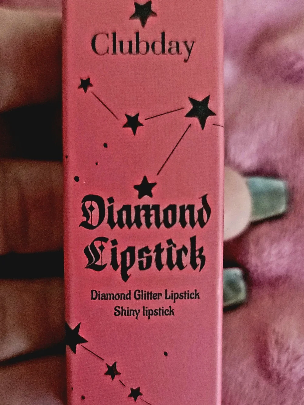 Diamond Lipstick — Shimmering Pink